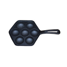 Incluso el panqueque de huevo frito maestro de superficie de 7 orificios, panqueque con molde con herramientas para hornear